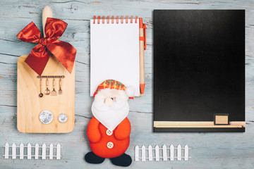 Christmas menu background card