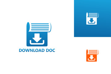 Download Document Logo Template Design Vector, Emblem, Design Concept, Creative Symbol, Icon