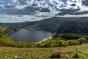 Lough Tay is a small but scenic lake set in the Wicklow Mountains in County Wicklow, Ireland.