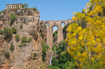 El Puente Nuevo, Ronda, Andalusien, Spanien