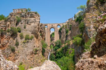 El Puente Nuevo, Ronda, Andalusien, Spanien