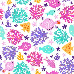 Sea world pattern