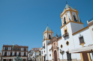 Fototapeta na wymiar Parroquia de Nuestra Señora del Socorro, Ronda, Plaza del Socorro, Andalusien, Spanien