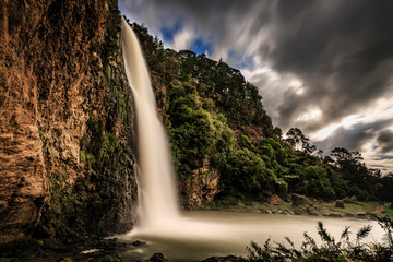waterfall in Hunua regional park