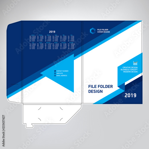 business folder design cover template layout for of text and