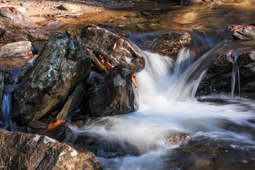 Smith Creek at Anna Ruby Falls near Helen Georgia