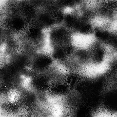 Realistic grunge graffiti spray paint effect on the white wall background. Isolated black ink texture.