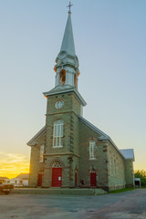 Saint-Edouard Catholic church, in Les Mechins