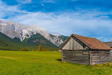 Fototapeta na wymiar Heustadel in Tirol