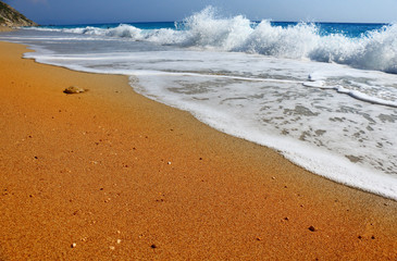 Idyllic tropical sand beach