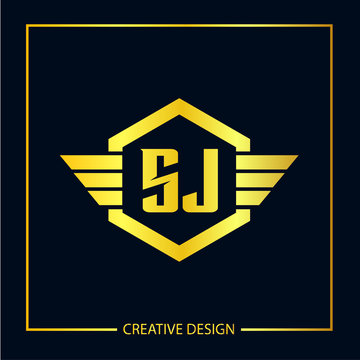 Initial letter SJ Logo Template Vector Design