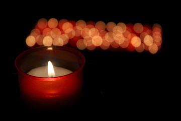 candele - meditazione e preghiera