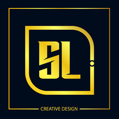 Initial letter SL Logo Template Vector Design
