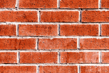 Red brick wall background - photography