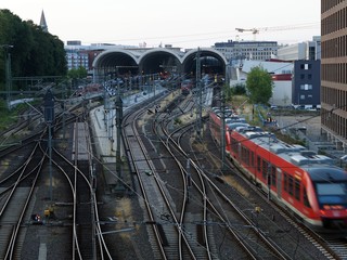 Naklejka premium Railway - Central Station