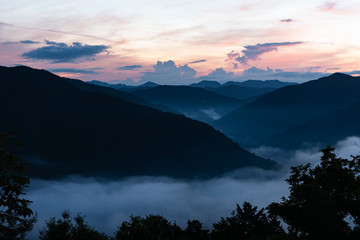 奈良県吉野郡の雲海