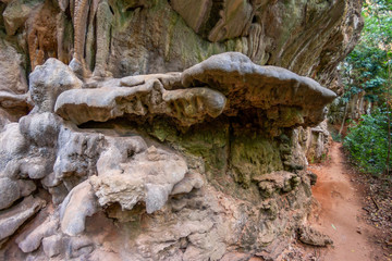 Rock in the jungle of Thailand