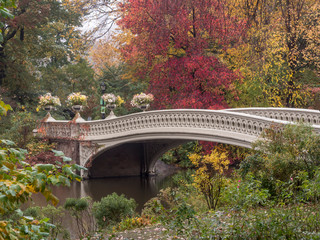 Bow Bridge in autumn