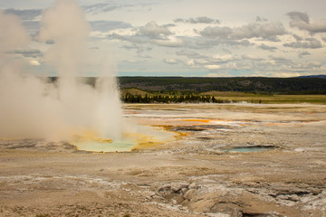geyser basin