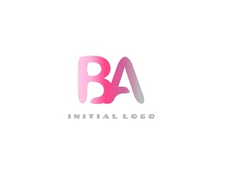 BA Initial Logo for your startup venture
