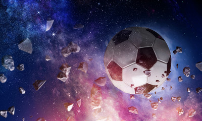 Obraz na płótnie Canvas Soccer game concept