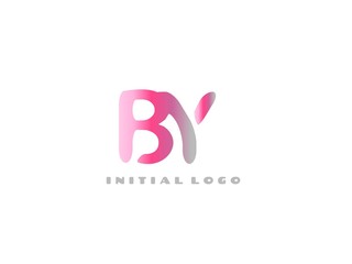 BY Initial Logo for your startup venture