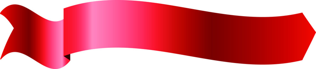 Christmas red title ribbon