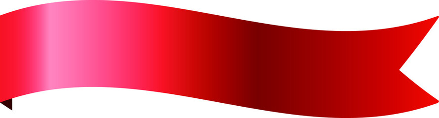 Christmas red title ribbon