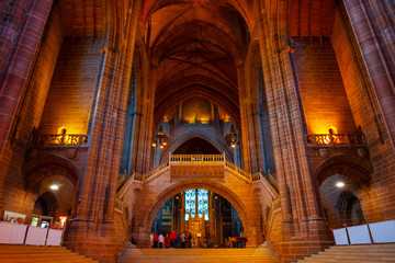 Naklejka premium Liverpool Cathedral in Liverpool, UK 