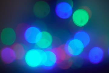 abstract bokeh christmas  lights