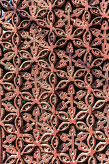 Wood carving on Windows of ancient houses