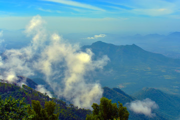 Touching clouds on Kodaikanal hills