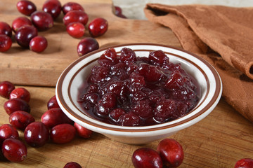 Delicious homemade cranberry sauce