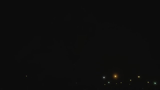 Hot Air Balloons at night