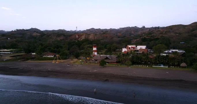 Aerial of Las Tablas beach