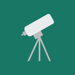 Silhouette icon telescope
