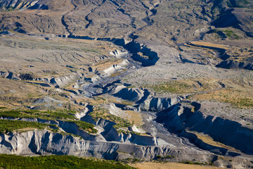 Fototapeta na wymiar A close up view of the volcano, Mount Saint Helens, Washington, USA