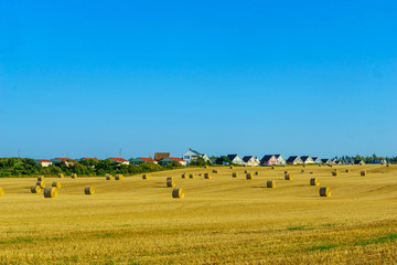 Countryside and haystacks near Cavendish, PEI