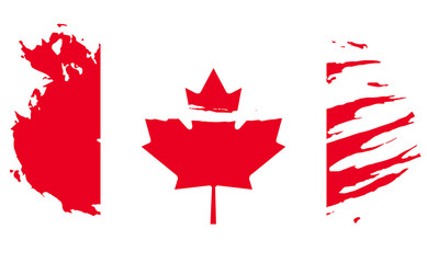 Canadian Flag - Grunge Vector Flag  © Noi Adamsen