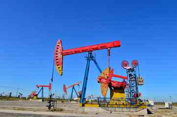 Fototapeta premium The oil pump