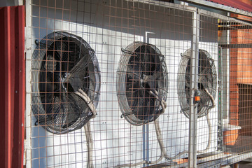 Several air conditioners