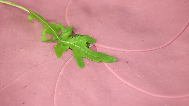 Sliced Parizer pink meat slices