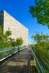 Walls and the governors promenade, in Quebec City