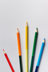 Set of color pencils