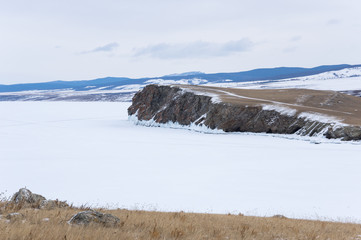 Obraz premium The coast of Olkhon Island