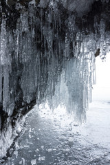 Ice cave on Lake Baikal