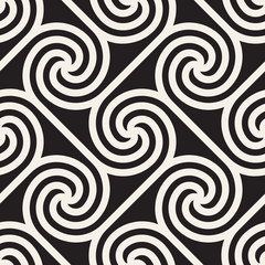 Fototapeta na wymiar Vector seamless pattern. Modern stylish abstract texture. Repeating geometric tiles 