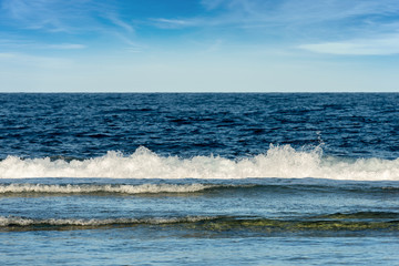 Red Sea Egypt - Waves break on the Coral Reef