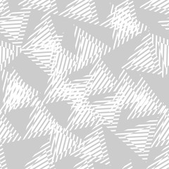 Seamless abstract geometric pattern. Striped triangles. Vector pattern. Mosaic texture. Can be used for wallpaper, textile, invitation card, wrapping, web page background.