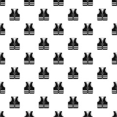 Rescue vest pattern seamless vector repeat geometric for any web design